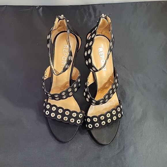 REPORT WOMEN"S APOLLO SANDAL STILETTOS OPEN-TOE HEEL - Picture 2 of 15